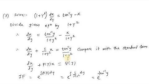 FOD L2 Linear and Non Linear diff eqn by Assistant Professor Dilip Udhani