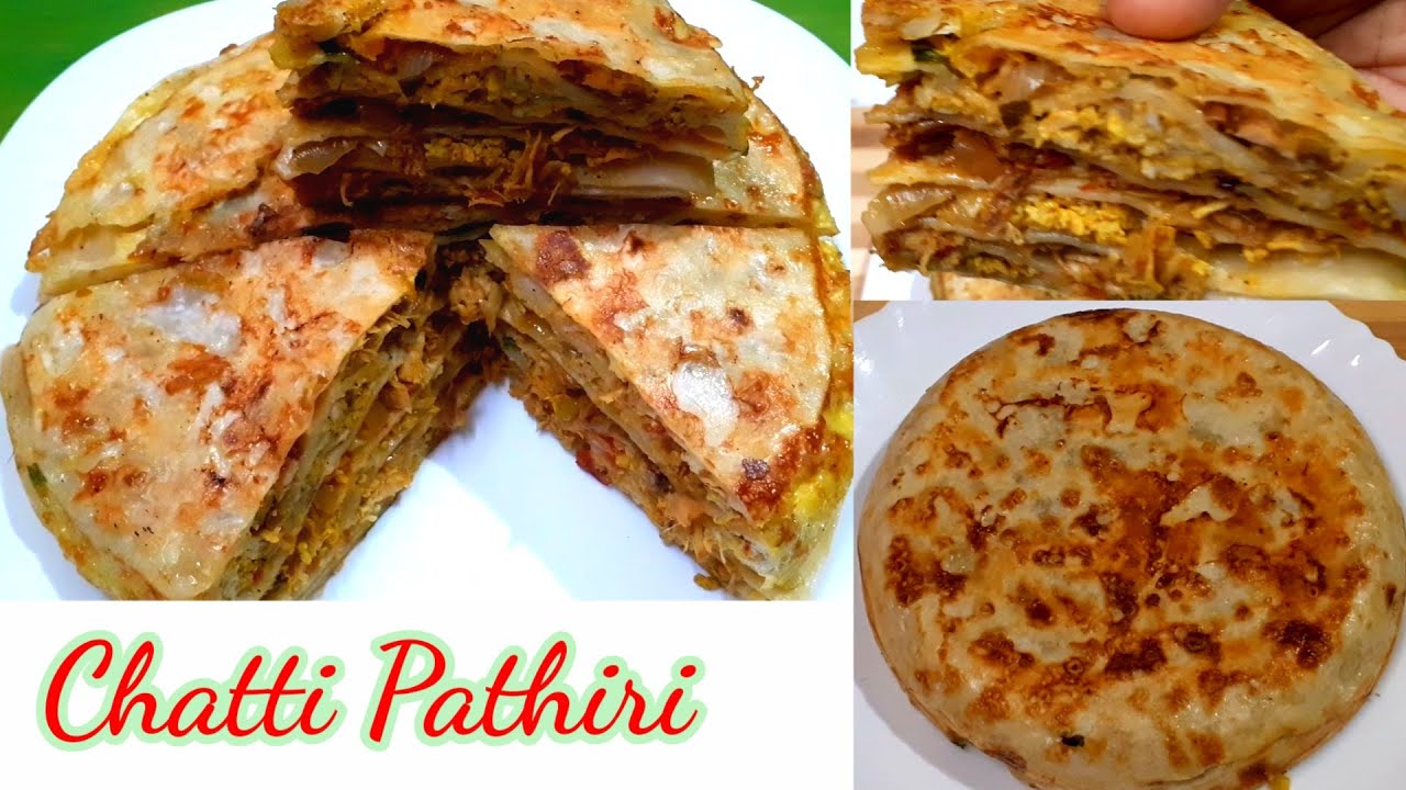 Chatti Pathiri//Perfect recipe for Dinner Breakfast and Evening Snacks//Chicken & Egg Fillings