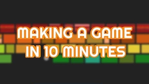 MAKING A GAME IN 10 MINUTES ! (godot breakout clone)