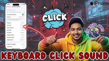 How To Make iPhone Keyboard Click Sound Louder or Quieter - Quick Tutorial