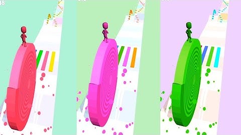 Layers Roll - All Levels Gameplay Android,ios (Level 14 - 18 )