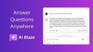 How to answer questions with AI on any website using AI Blaze