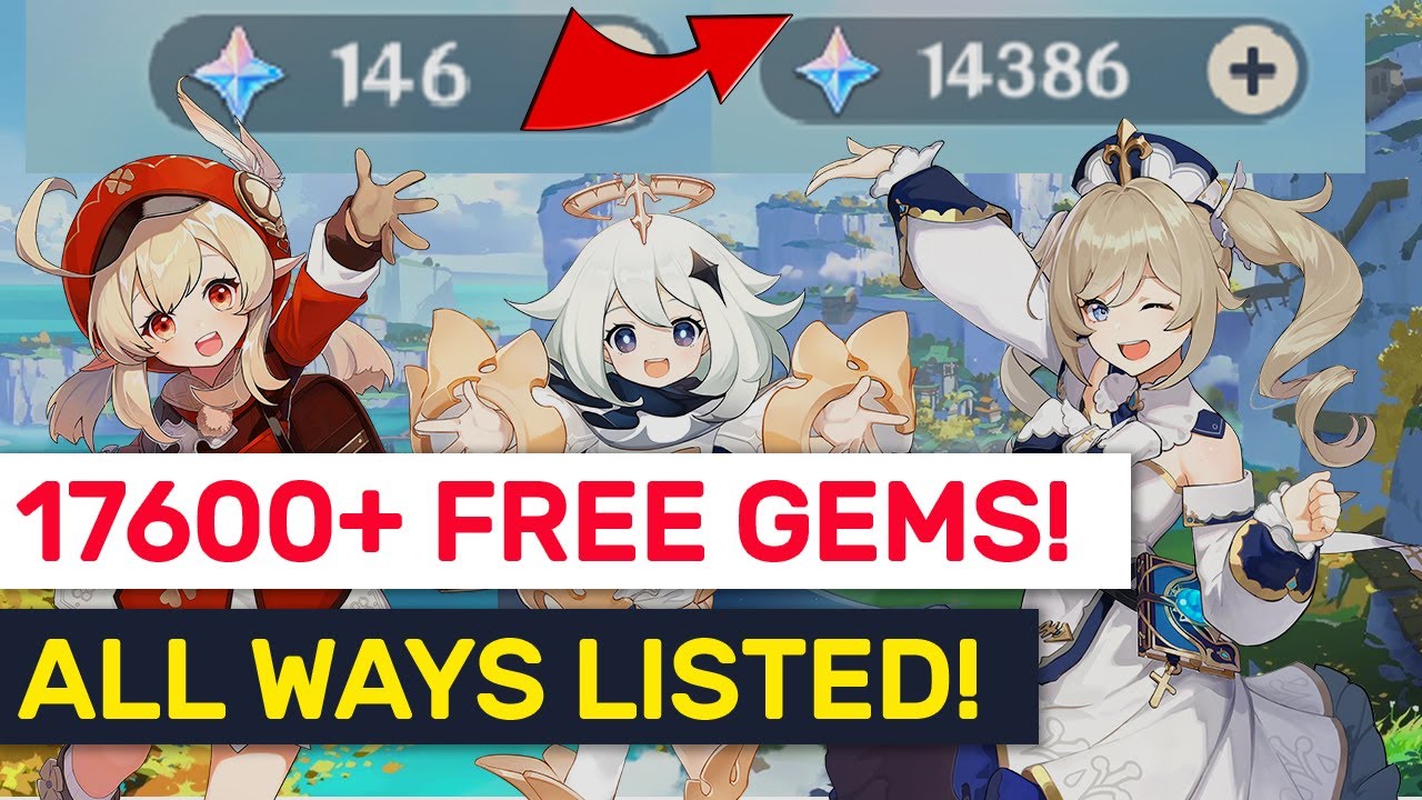 How To Get 17600+ Primogems As F2P! Ways & Methods Listed! | Genshin