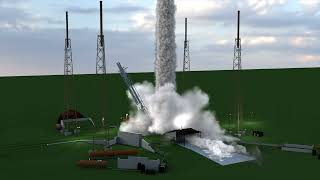 Falcon 9 Launch / Pyro / Houdini