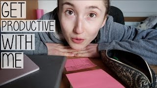 GET PRODUCTIVE WITH ME AS A UNIVERSITY STUDENT | WRITING MY DISSERTATION & TUTORIALS VLOG