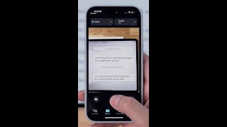 Translate Text with iPhone Camera!