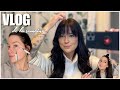 Vlog  je refais mes injections je coupe ma frange et extensions adhsives