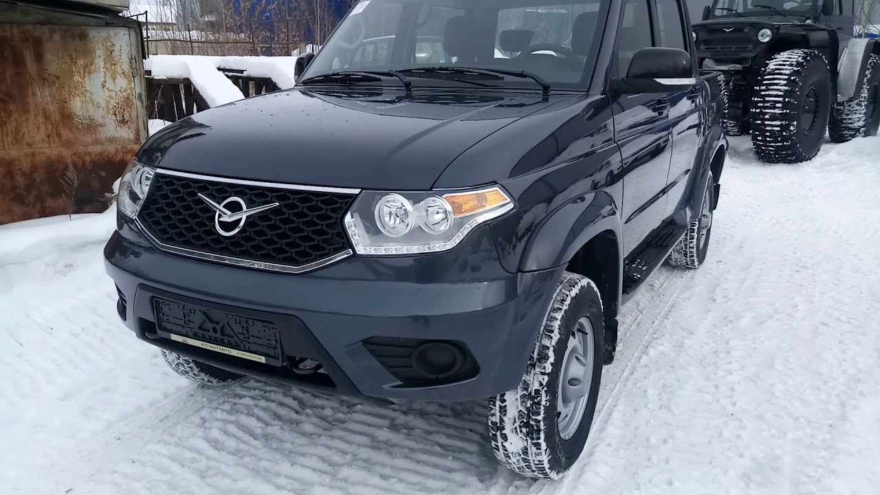УАЗ Патриот Пикап Классик 2019 ЗМЗ-ПРО, первые впечатления, звуки ...