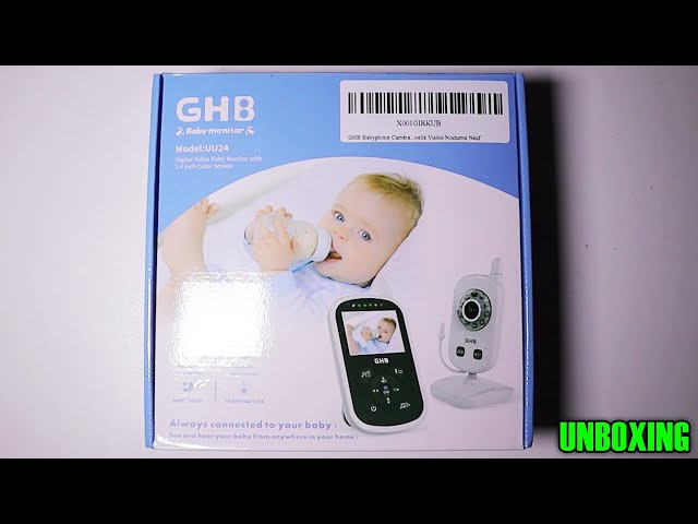 Unboxing / Destapado GHB Monitor + Cámara de vigilancia para bebes, SIEPONLINE