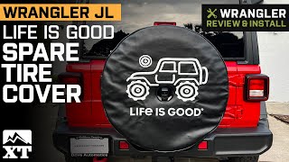 Jeep Wrangler JL Life is Good Native Off-Road Spare Tire Cover Review & Install