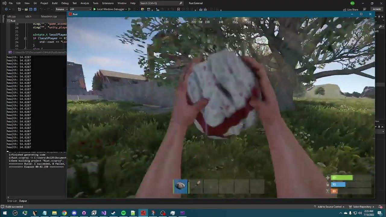 Rust external cheat devlog 1 youtube