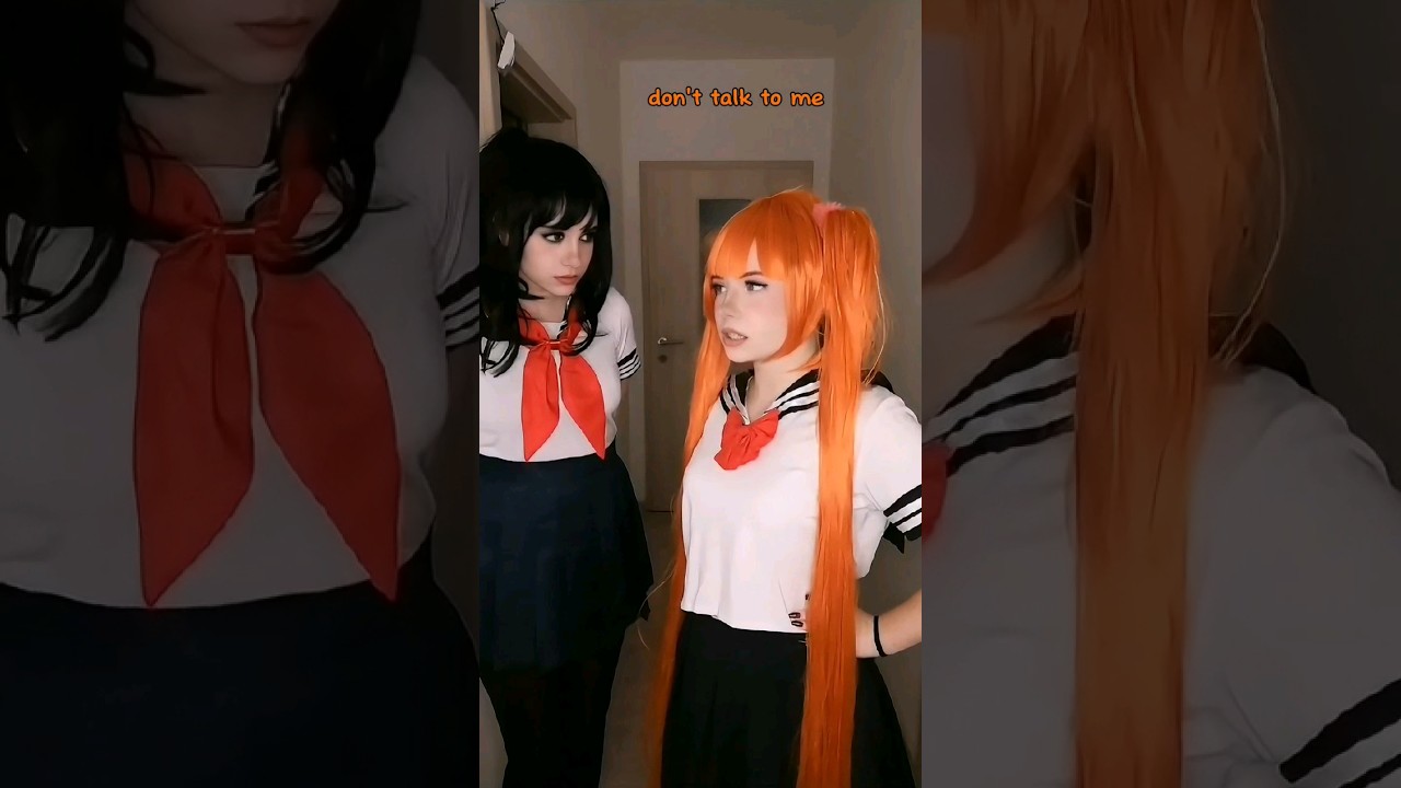 Don't talk to me | Ayano Aishi & Osana Najimi @nikkihatsunecosplay  | Yandere Simulator