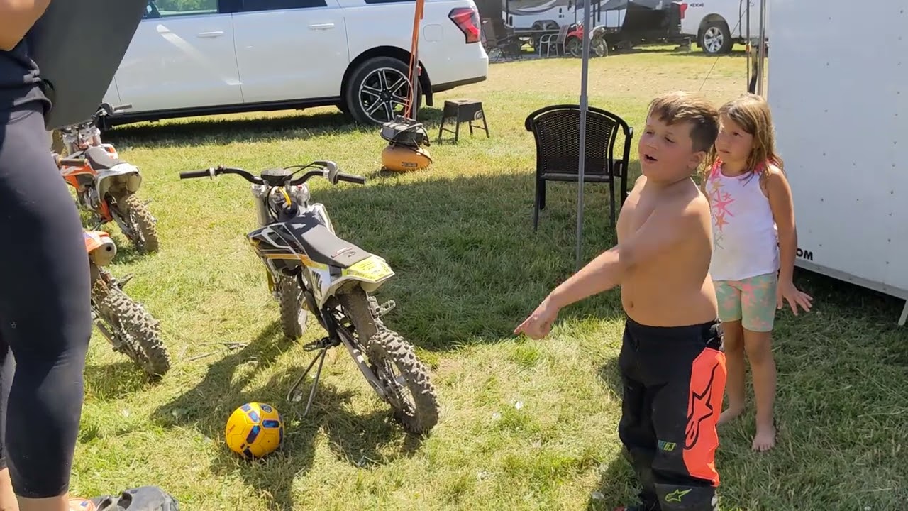 My brother doing the ice bucket challenge