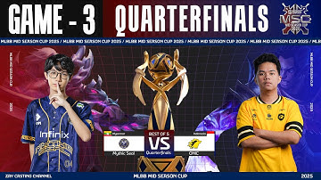 [Game - 3] Mythic SEAL vs ONIC | MSC 2025