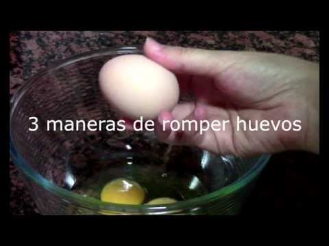 Video: Cómo Romper Un Huevo