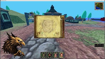 Emerald World #29: Add UI panels, background, spells and fireball VFX