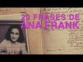 20 Frases de Ana Frank | Un diario contra la guerra 📕