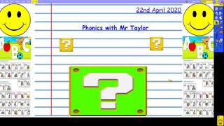 Phonics with Mr Taylor - i-e (split digraph)