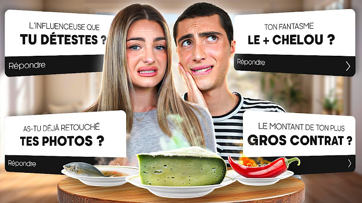 TU RÉPONDS OU TU MANGES (le thé est chaud)