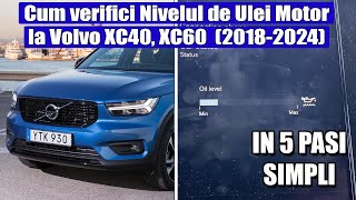 Cum Verifici Nivelul de Ulei din Motor si cum Completezi cu Ulei la Volvo XC40, XC60 2018-2024 by TUTORIALE AUTO 363 views 1 month ago 3 minutes, 48 seconds
