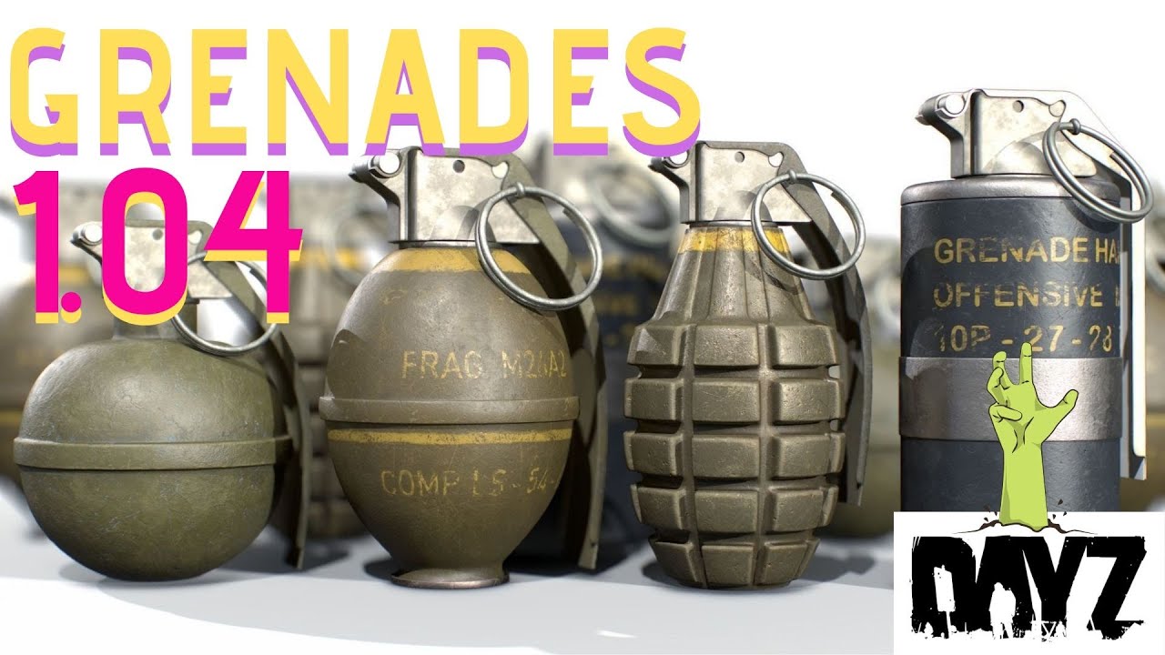 DayZ 🧟‍♂️ 1.04 Grenades (Military Loot Spawn)!! 🎮 PS4 Xbox One YouTube