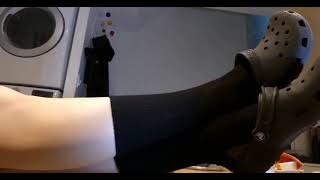 giantess girl shrinks man in her socks