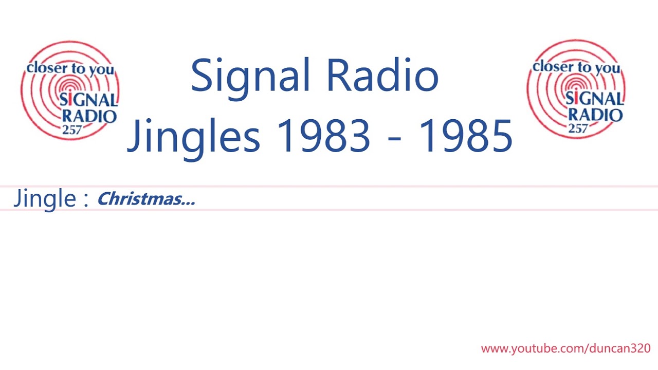 Signal Radio - Jingles 1983-1985 - Christmas - YouTube
