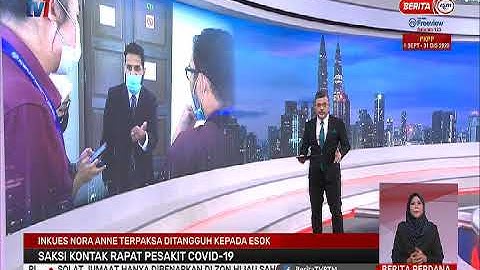19 OKT 2020-BERITA PERDANA-INKUES NORA ANNE TERPAKSA DITANGGUH KEPADA ESOK
