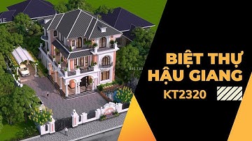 Kiến Trúc Tân Cổ Điển Biệt Thự 3 Tầng Hậu Giang