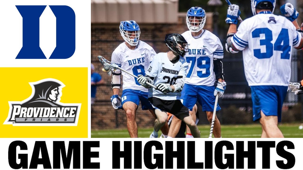 4 Duke vs Providence Lacrosse Highlights 2024 College Lacrosse