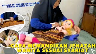 Cara memandikan jenazah wanita sesuai syariat | detail dan rinci