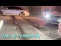 Cars Vs MASSIVE Potholes #5 | Scraping Front Bumper