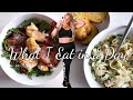 What I eat in a day! Easiest carbonara ever!