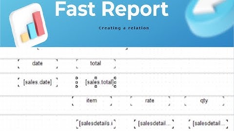 Fast Report Creating a relation using c# ASP.NET MVC