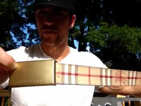 Burberry Classic Check Belt Men's 