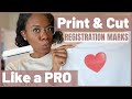 How to MASTER REGISTRATION MARKS on Silhouette Cameo 4 | Print and Cut Design Tutorial (MUST TRY)