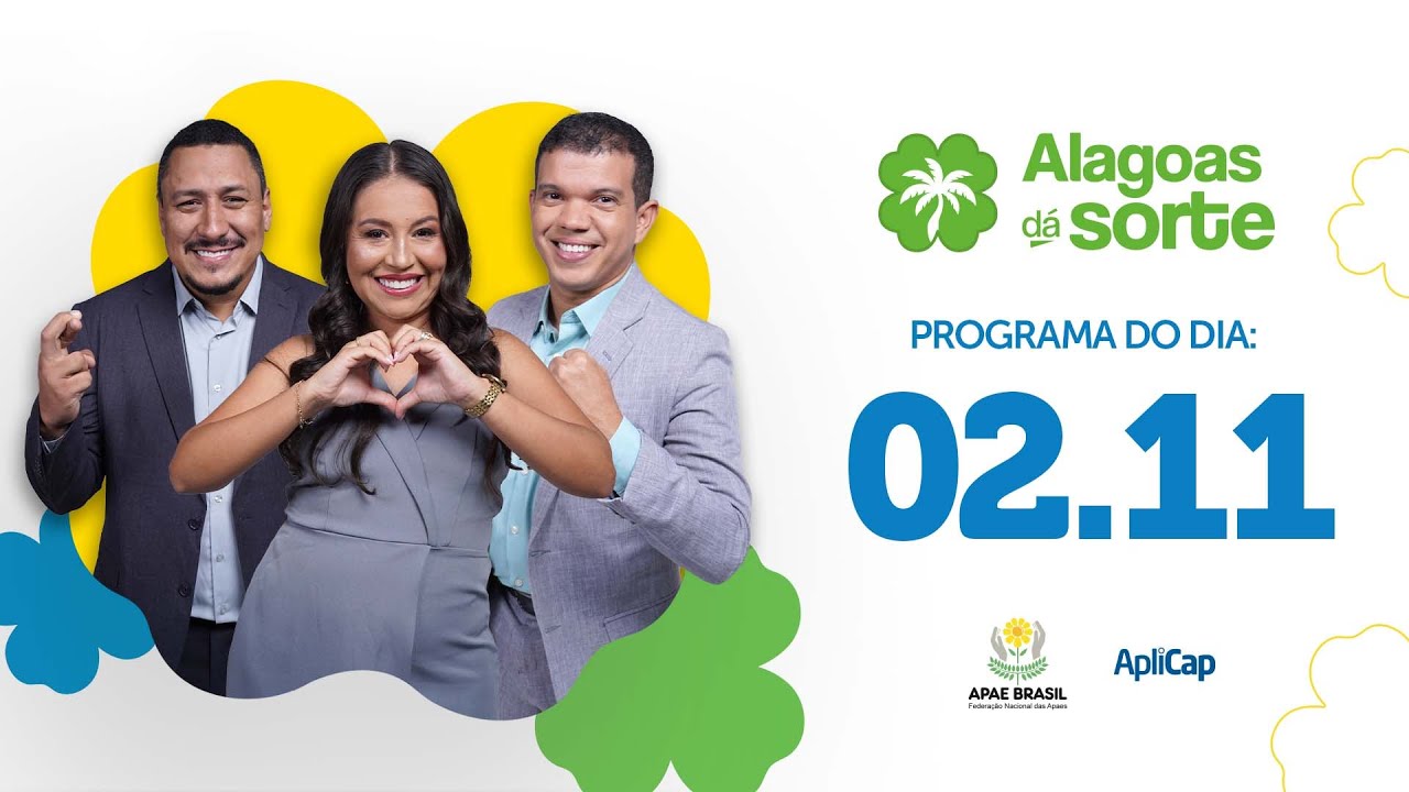 BRPROGRAMA COMPLETO | ALAGOAS DÁ SORTE 02.11.2025