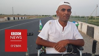 Ногиронлик аравасида Ҳажга отланган ўзбек