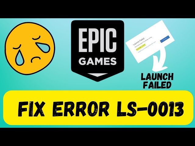 GTA V - How To Fix Epic Games Launch Error (LS-0013) 