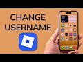 How To CHANGE Username On Roblox