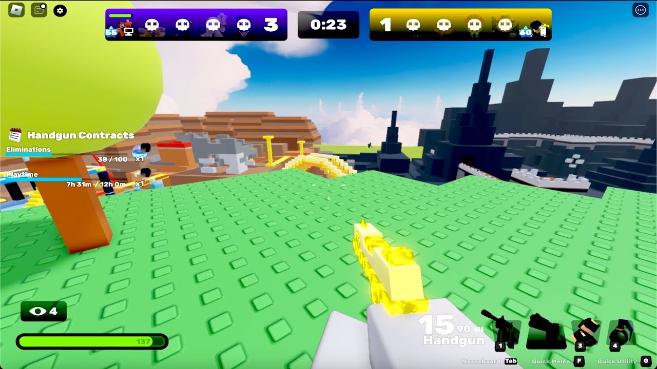 Roblox Rivals PC Gameplay [FULL HD 1080p] - That Round Went Off the ...