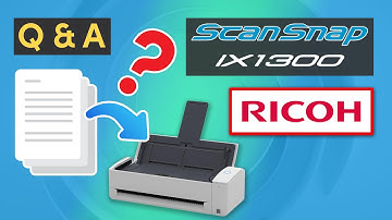 📄 ScanSnap iX1300 Q&A - Scan Mix of Legal & Letter Paper?