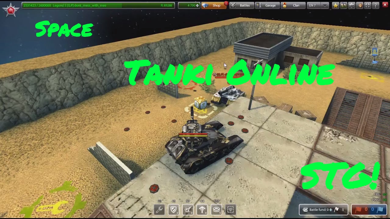Tanki Online - STG In space mode!!!!!!