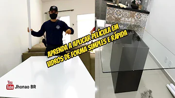 Tem película para mesa de vidro?