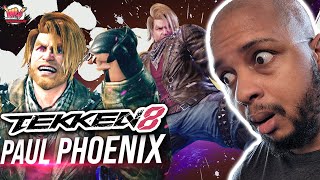 Tekken 8 is looking 👀👀👀👀! Tekken 8 Paul Phoenix GAMEPLAY TRAILER REACTION