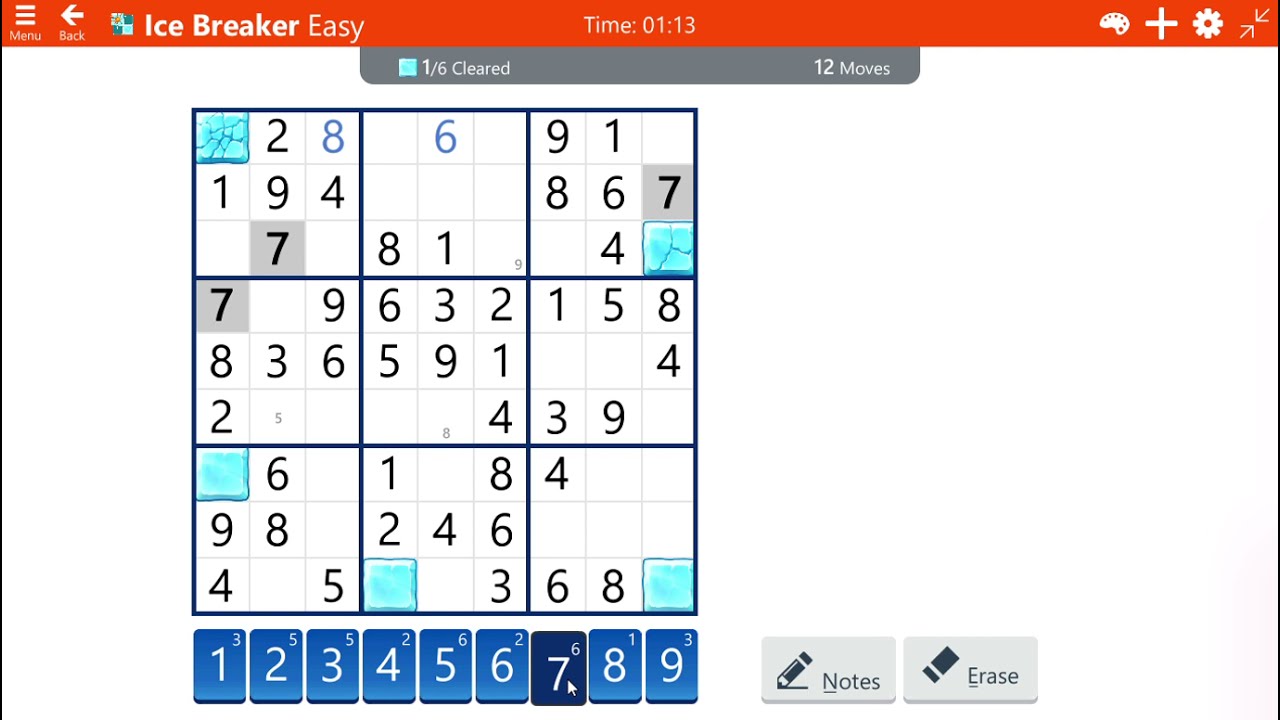 Sudoku Microsoft | Ice Breaker - Easy | August 6, 2021 | Daily