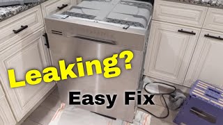 Samsung Dishwasher Not Finishing Cycle, Leaking / Leak Code / Low Water Flow Fix.
