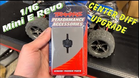 Center Differential Install (Part #7014) on Traxxas 1/16 E Revo VXL