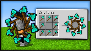 So I added MORE OVERPOWERED WEAPONS in Minecraft... [Datapack] (Throwable Tools)