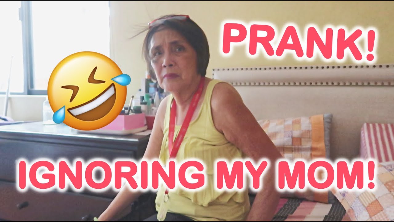 IGNORING MY MOM PRANK! LOL NADEADMA KAMI!! HAHAHAHA